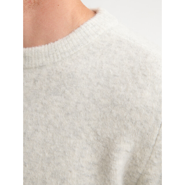 Petrol Industries men knitwear round neck basic m-3050-kwr291 0009 antique white melee 05711.100.0029 large