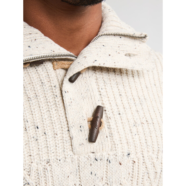 Petrol Industries men knitwear collar m-3050-kwc211 0009 antique white 05710.100.0006 large