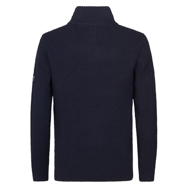 Petrol Industries men knitwear collar m-3050-kwc262 5090 deep capri 05710.240.0007 large