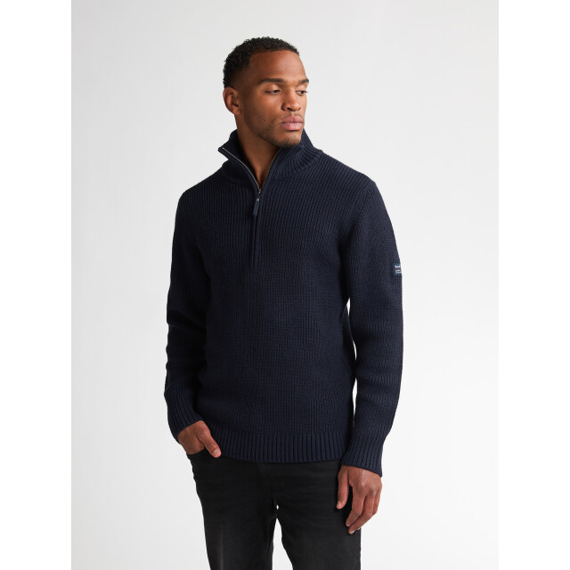 Petrol Industries men knitwear collar m-3050-kwc262 5090 deep capri 05710.240.0007 large
