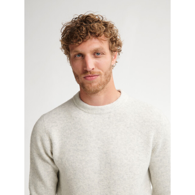 Petrol Industries men knitwear round neck basic m-3050-kwr291 0009 antique white melee 05711.100.0029 large