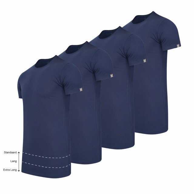 Cappuccino Italia 4-pack t-shirts CAP-4PT-O-NVY-L large