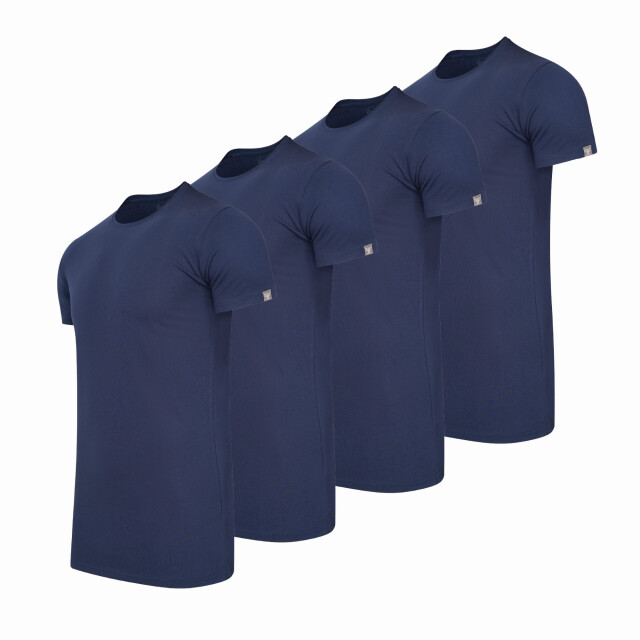 Cappuccino Italia 4-pack t-shirts CAP-4PT-O-NVY-L large