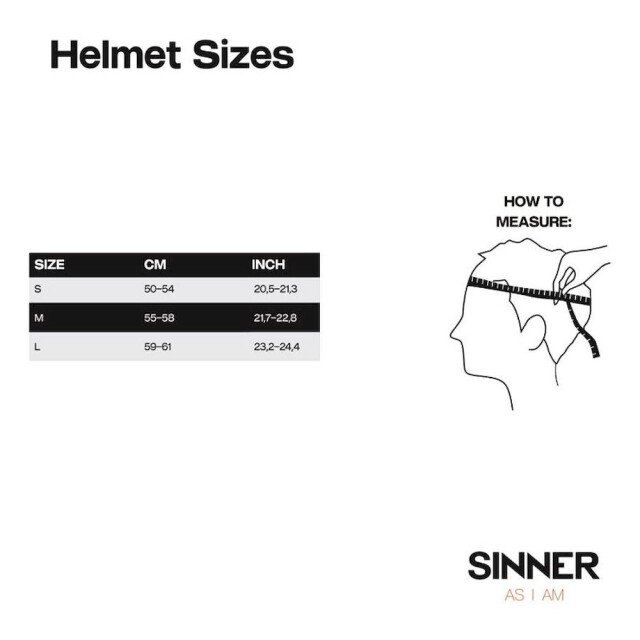 Sinner typhoon visor mt ski helm heren - 073385_109-53 large