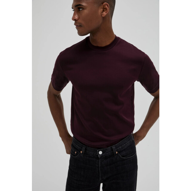 Valenza Interlock supima t-shirt burgundy 160281558 large