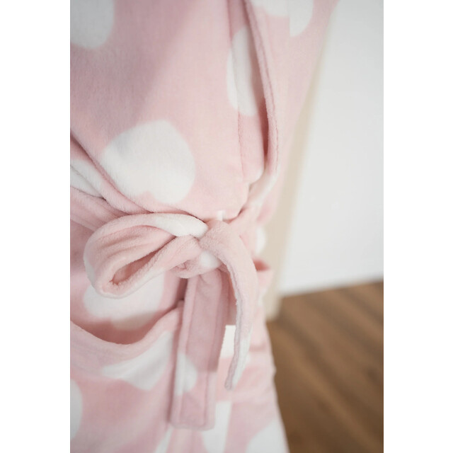 By Louise Dames badjas fleece hartjes BL-6077-02 large