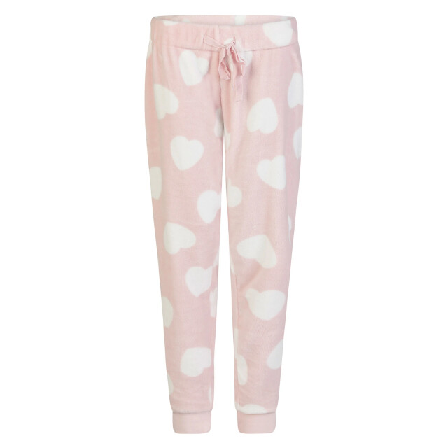 By Louise Dames huispak fleece broek + sweater hartjes BL-6074-02 large