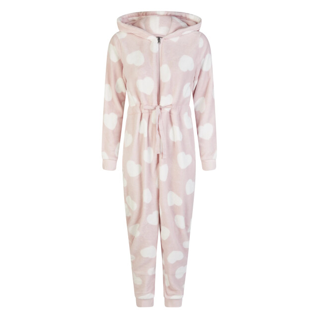 By Louise Dames huispak onesie fleece hartjes BL-6079-02 large