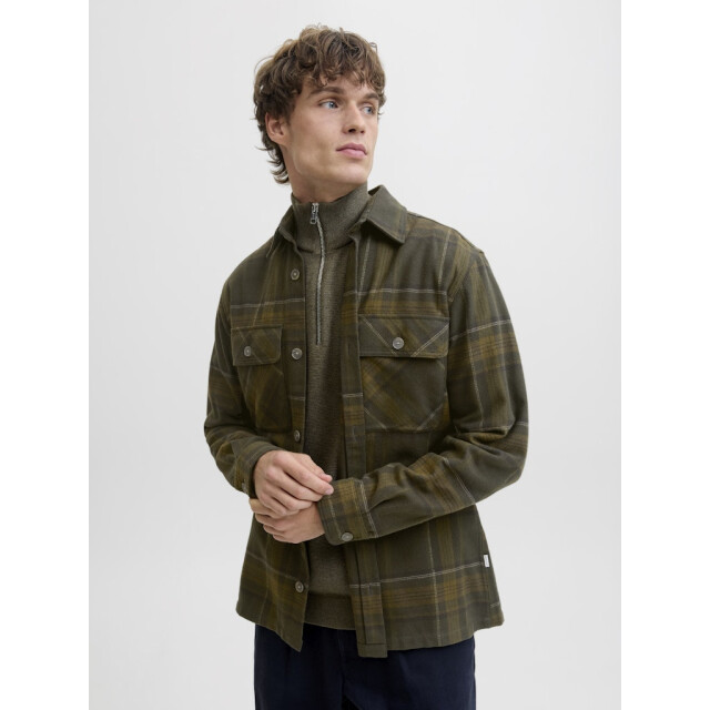 Jack & Jones Jprrayle melange check ls overshirt sn dessin 5309.29.0016 large