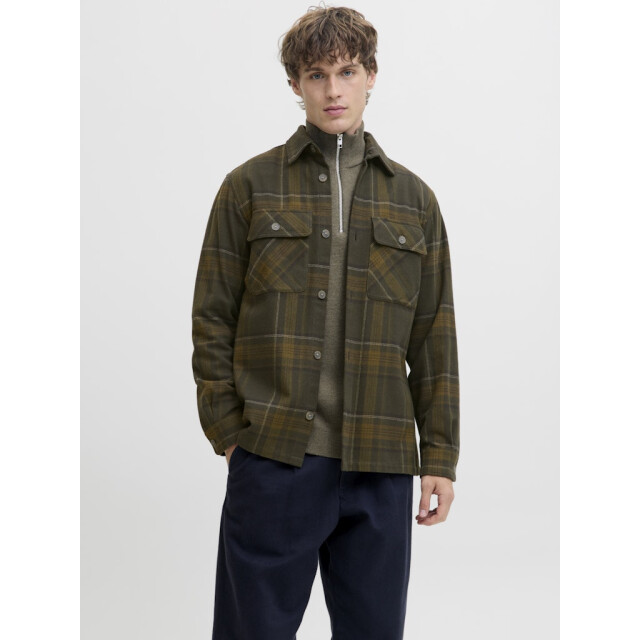 Jack & Jones Jprrayle melange check ls overshirt sn dessin 5309.29.0016 large