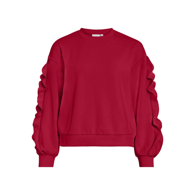 Vila Vimentina flounce o-neck ls top - 4209.40.0007 large