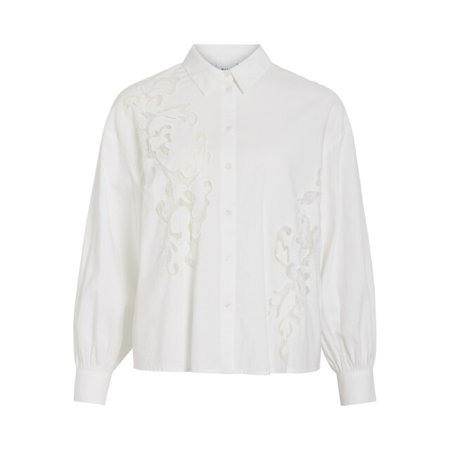 Vila Vikimia ls lace shirt off-white 4309.02.0035 large