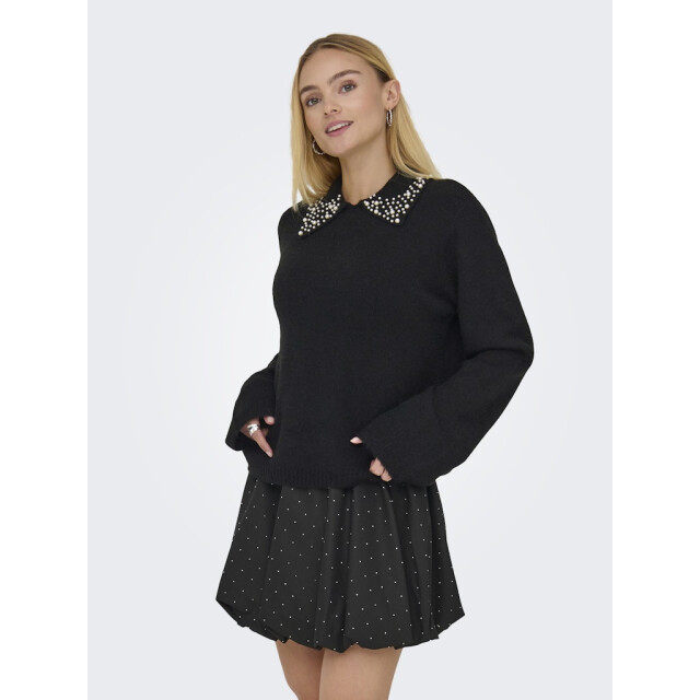 Jacqueline de Yong Jdyaubray life ls pearl collar pull knt - 4219.80.0019 large