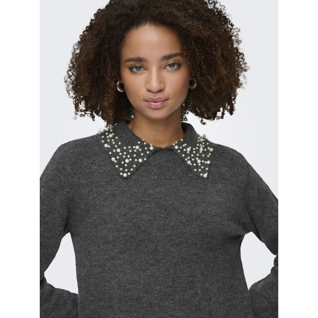 Jacqueline de Yong Jdyaubray life ls pearl collar pull knt melee 4219.87.0039 large