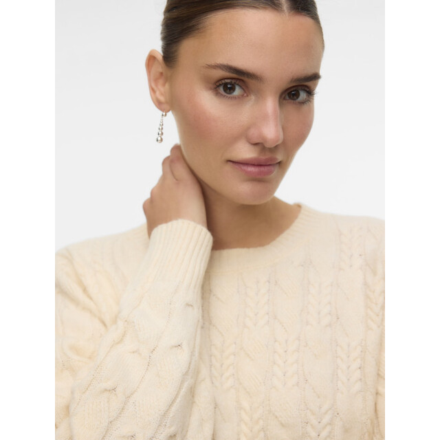 Vero Moda Vmaries ls o-neck cable pullover bf melee 4219.87.0043 large Vero Moda Vmaries ls o-neck cable pullover bf melee 4219.87.0043 large