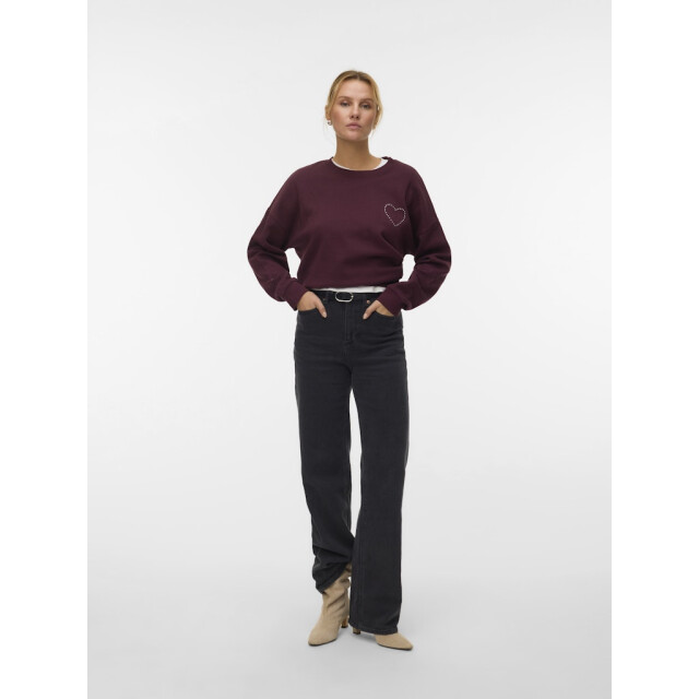 Vero Moda Vmlotte trina ls sweat box ga bf bordeaux 4209.47.0025 large Vero Moda Vmlotte trina ls sweat box ga bf bordeaux 4209.47.0025 large