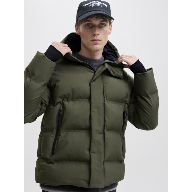 Jack & Jones Jcofusion puffer jacket army 5509.26.0005 large