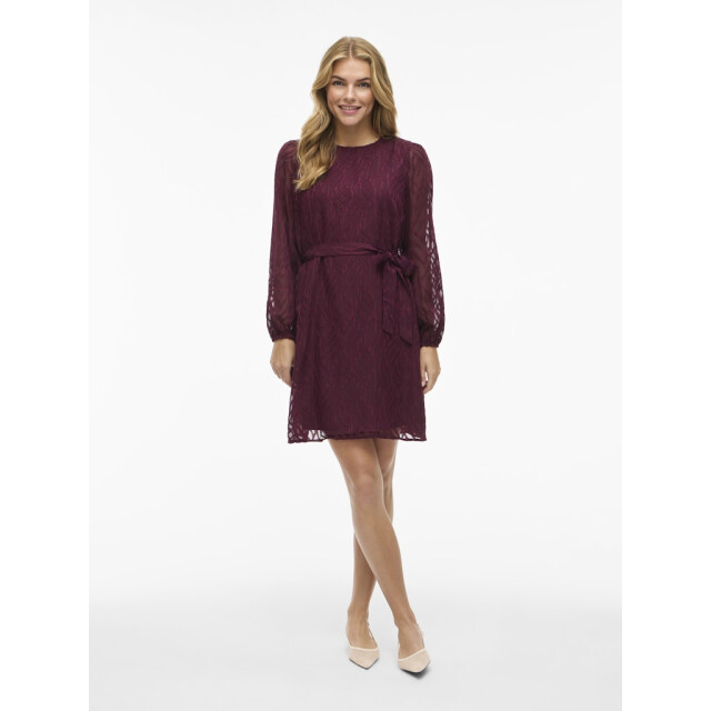 Vila Vimika o-neck ls dress bordeaux 4409.47.0007 large