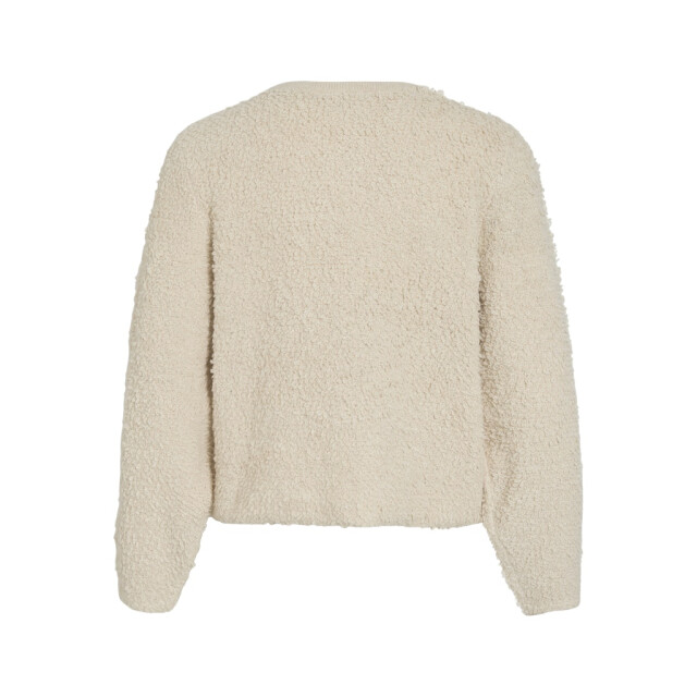 Vila Vipaza o-neck ls zipper knit cardigan beige 4249.05.0054 large