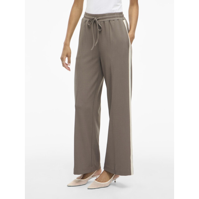 Vila Viclua hw wide track pants taupe 4109.77.0008 large