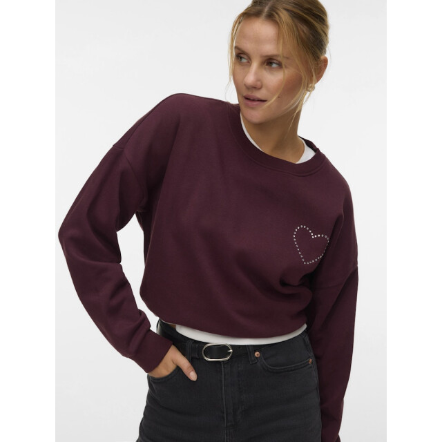 Vero Moda Vmlotte trina ls sweat box ga bf bordeaux 4209.47.0025 large Vero Moda Vmlotte trina ls sweat box ga bf bordeaux 4209.47.0025 large