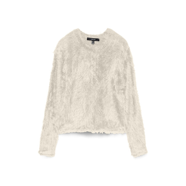 Vero Moda Vmfluffy ls o-neck cardigan off-white 4249.02.0017 large Vero Moda Vmfluffy ls o-neck cardigan off-white 4249.02.0017 large