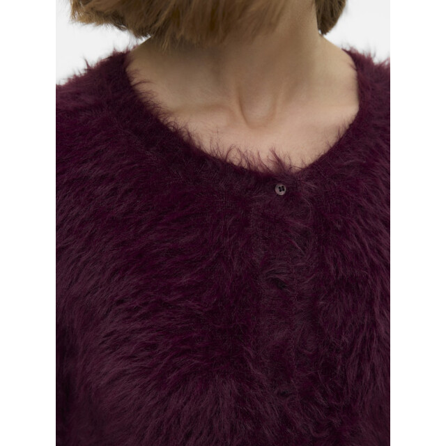 Vero Moda Vmfluffy ls o-neck cardigan bordeaux 4249.47.0033 large Vero Moda Vmfluffy ls o-neck cardigan bordeaux 4249.47.0033 large