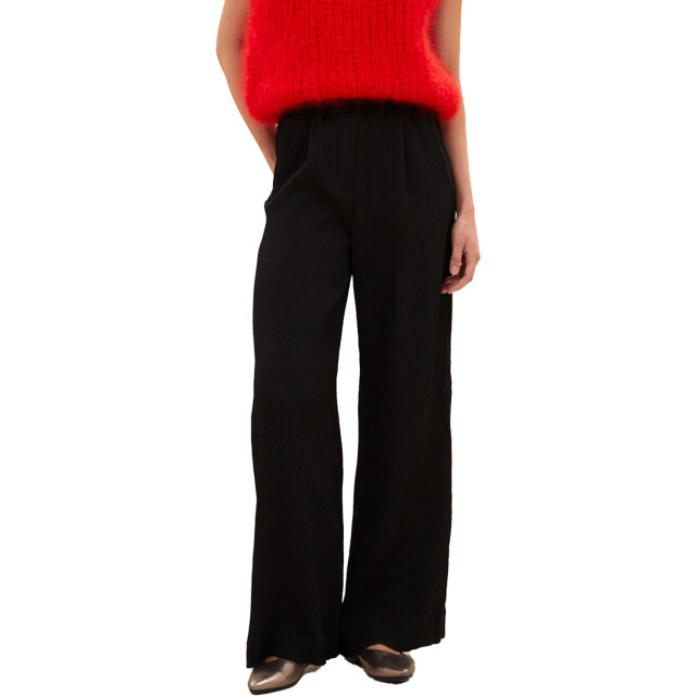 By-Bar Amsterdam Benji structure stripe pants jet black 25518007-861 large