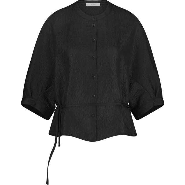 By-Bar Amsterdam Christi bubble blouse black 25512007-860 large