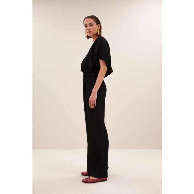 By-Bar Amsterdam Mabel structure stripe blouse jet black 25512010-861 large