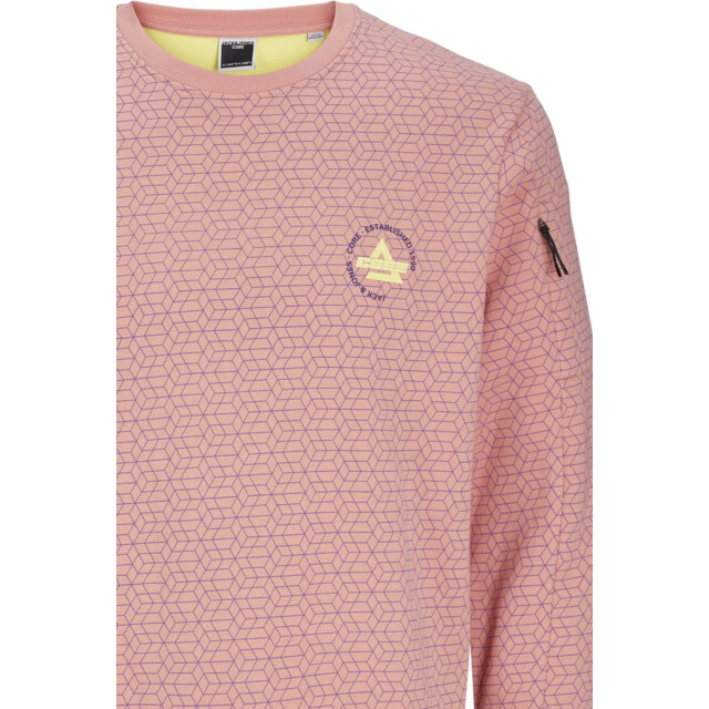 Jack & Jones Jcoaop chestprint sweat crew neck 12257933 large Jack & Jones Jcoaop chestprint sweat crew neck 12257933 large