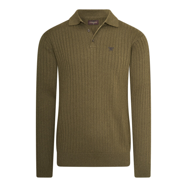 Cappuccino Italia Massa knit polo cap-massa-grn-M large Cappuccino Italia Massa knit polo cap-massa-grn-M large
