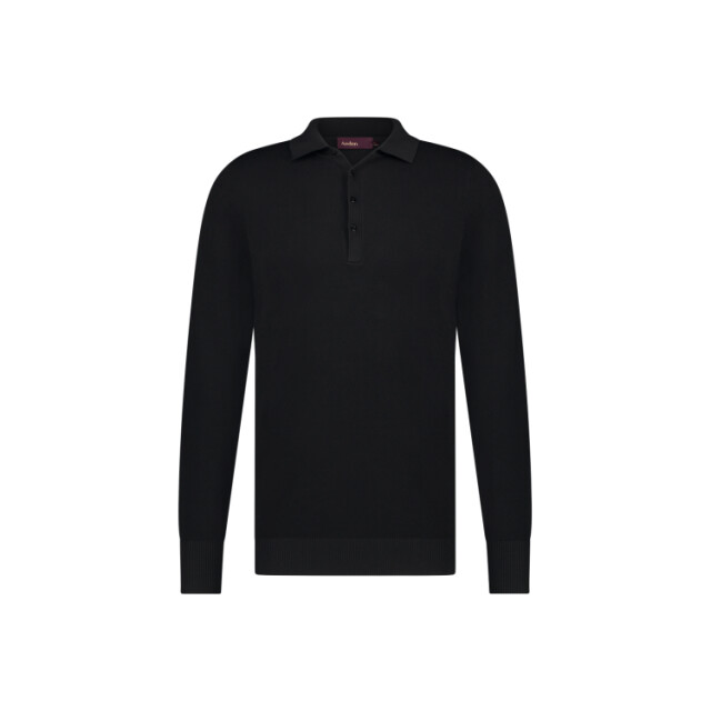 Aeden Donnel knit longsleeve polo 160303447 large Aeden Donnel knit longsleeve polo 160303447 large