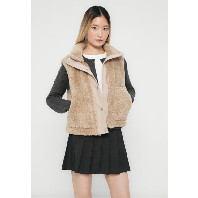 Only Onlbari life teddy waistcoat bf otw zand 4259.04.0009 large