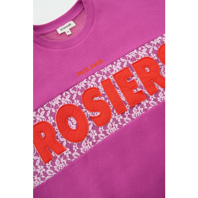 My Jewellery Sweater met kant 'rue des rosiers' - 4209.50.0017 large