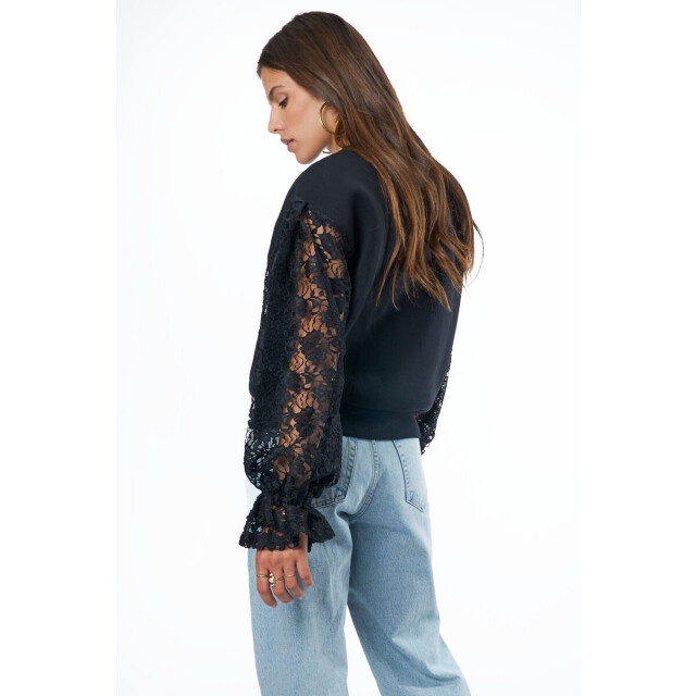 My Jewellery Sweater met kanten lange mouwen - 4209.80.0026 large