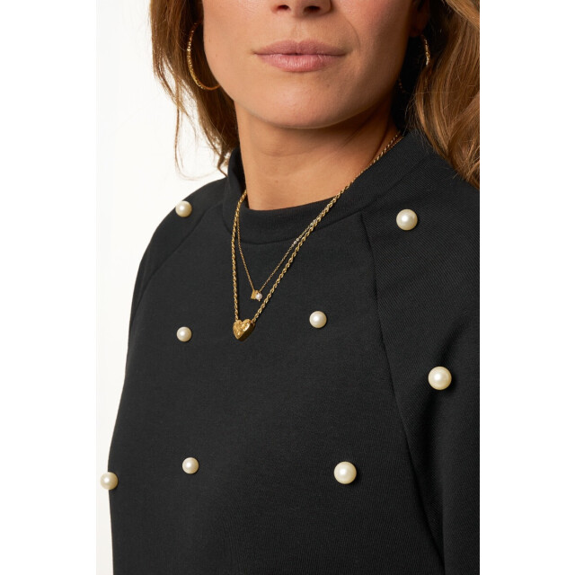 My Jewellery Korte sweater met imitatie parels - 4209.80.0027 large
