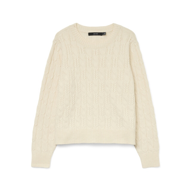 Vero Moda Vmaries ls o-neck cable pullover bf 10331814 large Vero Moda Vmaries ls o-neck cable pullover bf 10331814 large