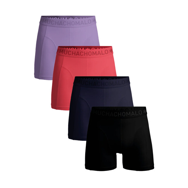 Muchachomalo Heren 4-pack boxershorts SOLID1010-784 large Muchachomalo Heren 4-pack boxershorts SOLID1010-784 large