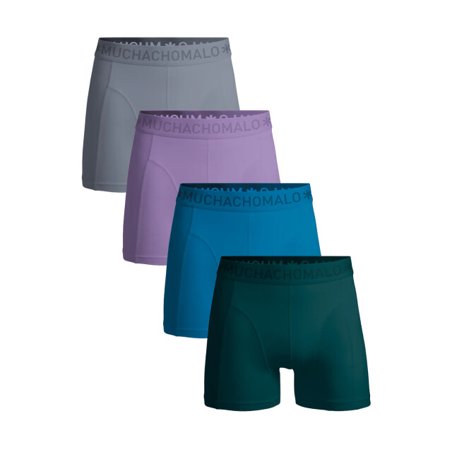 Muchachomalo Heren 4-pack boxershorts SOLID1010-786 large Muchachomalo Heren 4-pack boxershorts SOLID1010-786 large