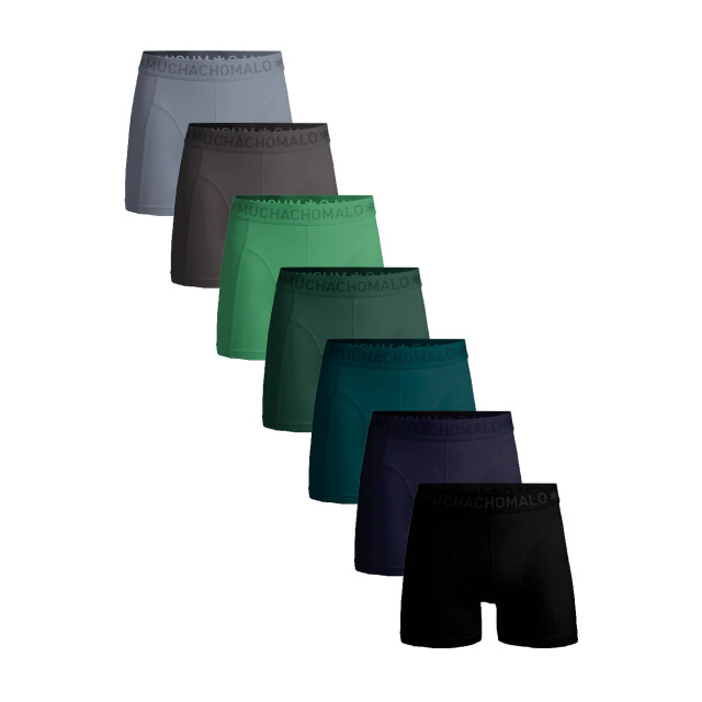 Muchachomalo Heren 7-pack boxershorts SOLID1010-788 large Muchachomalo Heren 7-pack boxershorts SOLID1010-788 large