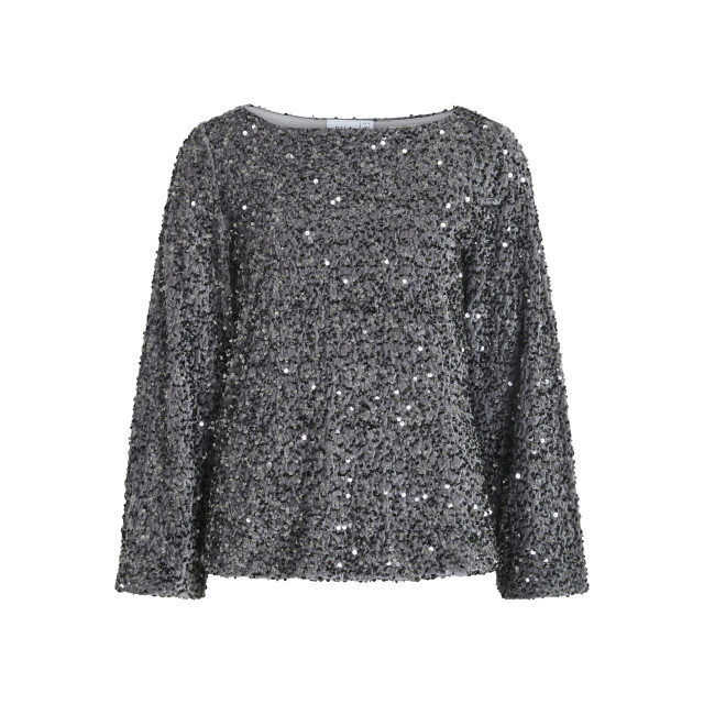 Vila Vifaith boat neck l/s sequin top/1 14110979 large Vila Vifaith boat neck l/s sequin top/1 14110979 large