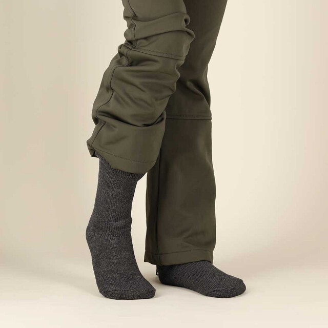 Heatkeeper Thermo sokken antraciet extra dik dames 140302001-36 large