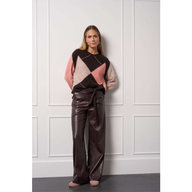 Studio Anneloes Lexie faux leather trousers 13312-8700 large