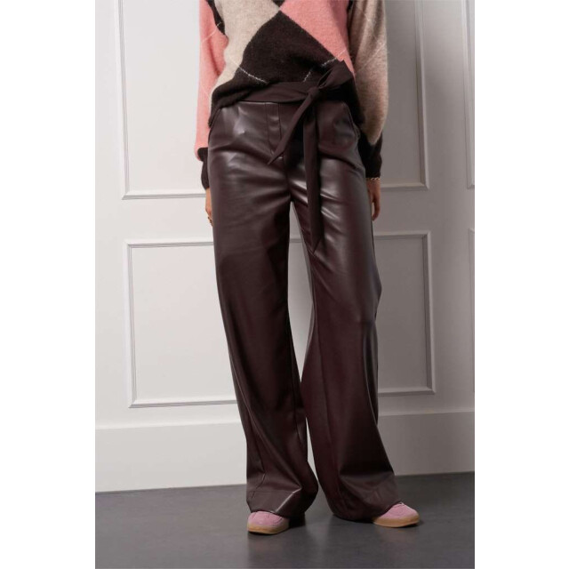Studio Anneloes Lexie faux leather trousers 13312-8700 large