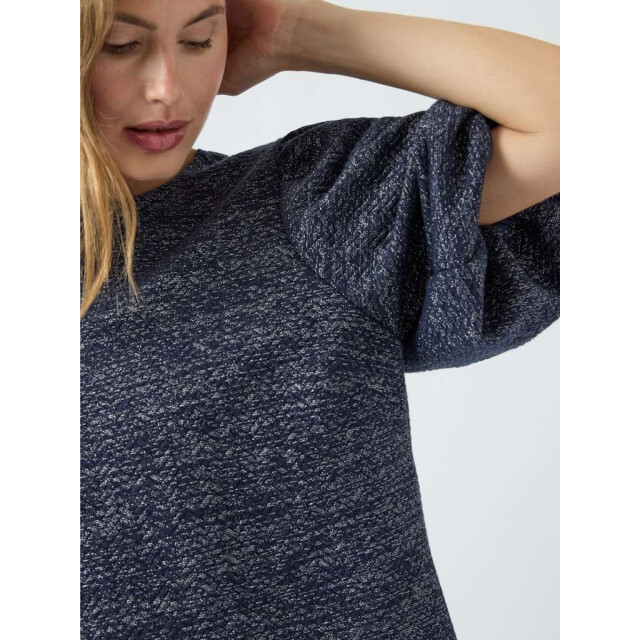 Y.A.S Yascasa 2/4 glitter top ex navy r 26036885-190953 large