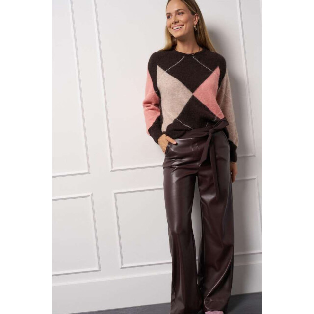 Studio Anneloes Lexie faux leather trousers 13312-8700 large