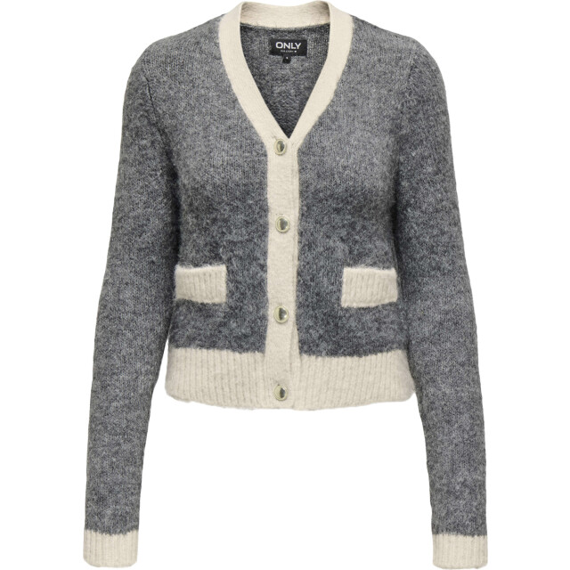 Only Onlmaggie life ls v-neck cardi cc knt medium grey 15350851-179075001 large Only Onlmaggie life ls v-neck cardi cc knt medium grey 15350851-179075001 large
