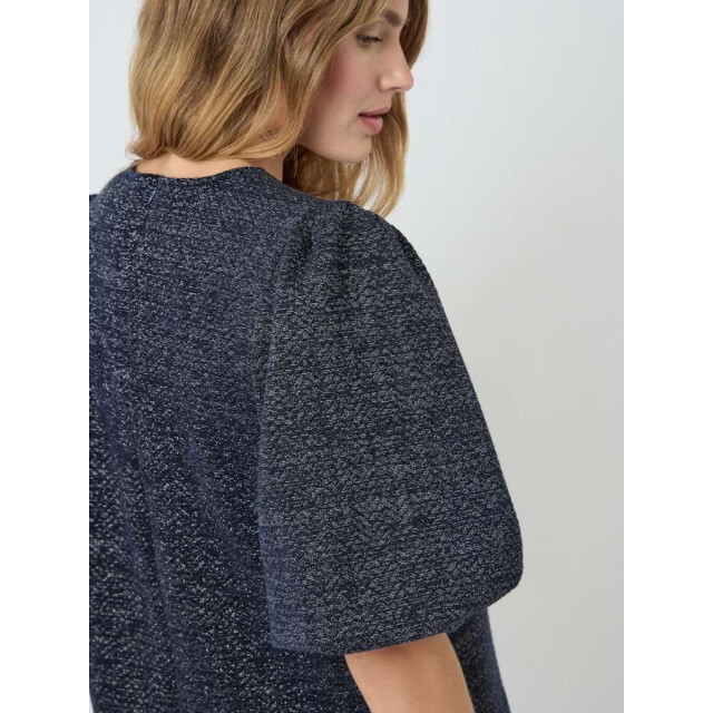 Y.A.S Yascasa 2/4 glitter top ex navy r 26036885-190953 large