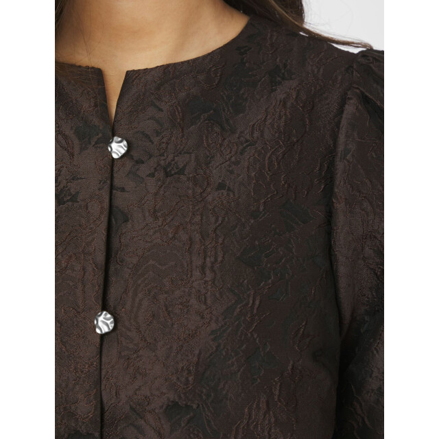 Neo Noir aisa brocade blouse 1669 676 dark brown 06615.840.0044 large
